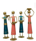 Traditional Iron Art Statues for Home Decor