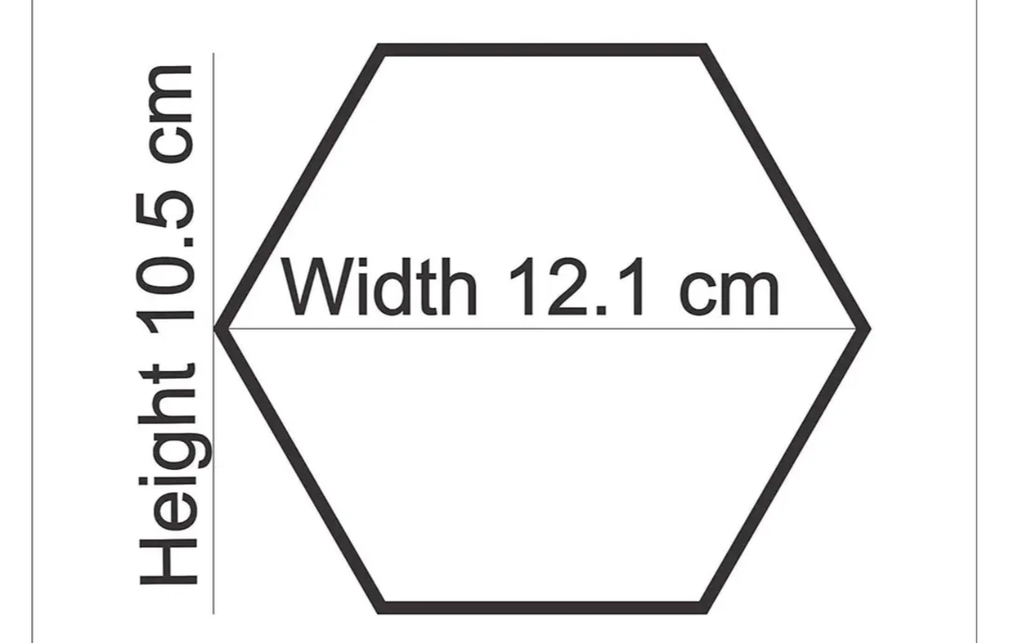 30-Piece Golden Hexagon Mirror Wall Sticker Set – DIY Geometric Acrylic Wall