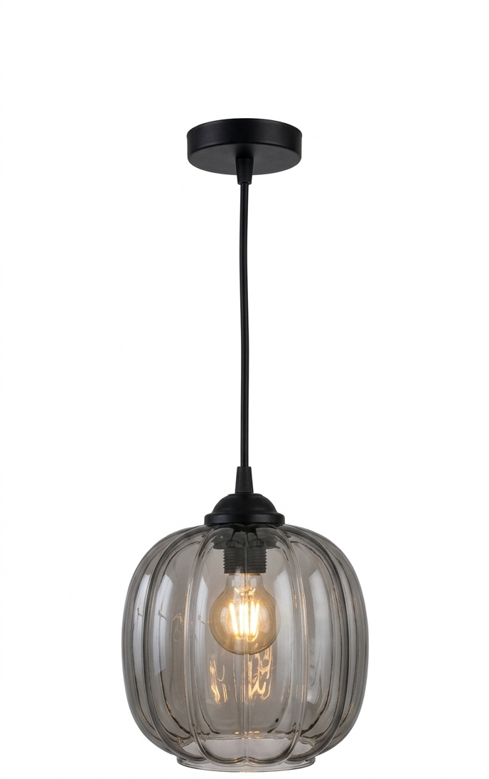 Modern Amber Adjustable Pendant Light