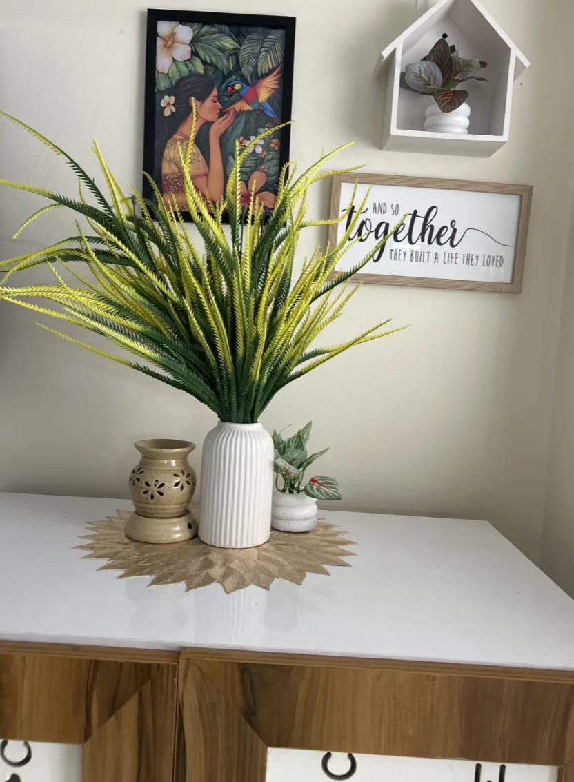 Rubbed Nordic Style Ceramic Vase for Flowers