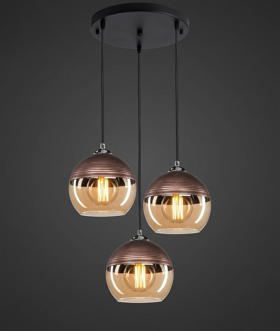 Nordic Globe Cluster Pendant Light