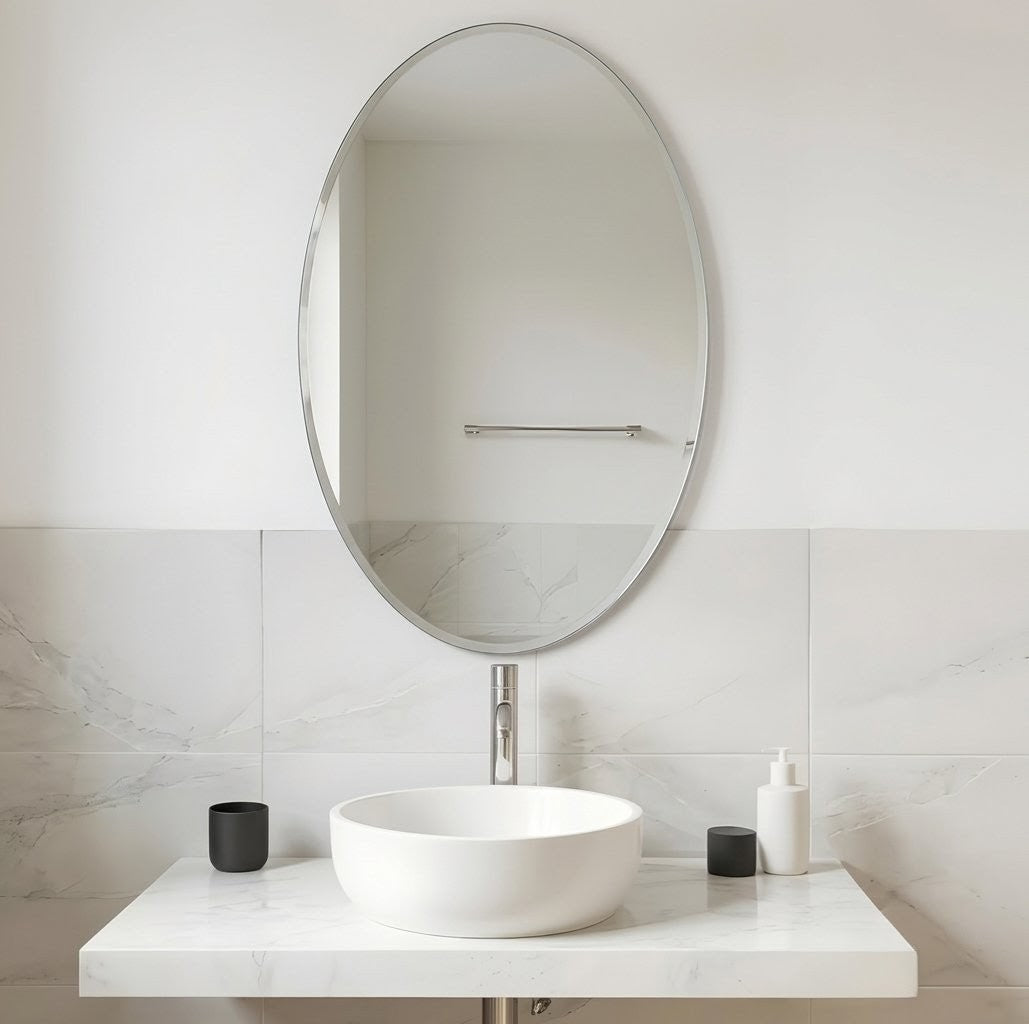 Elegant Oval Wall Mirror