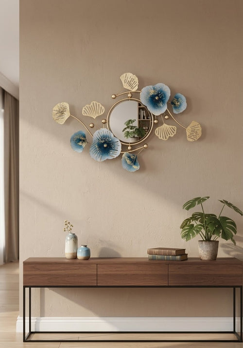 Artistic Ginkgo Bloom Decorative Wall Mirror