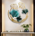Ginkgo Leaf Circular Metal Wall Decor – Set of 2
