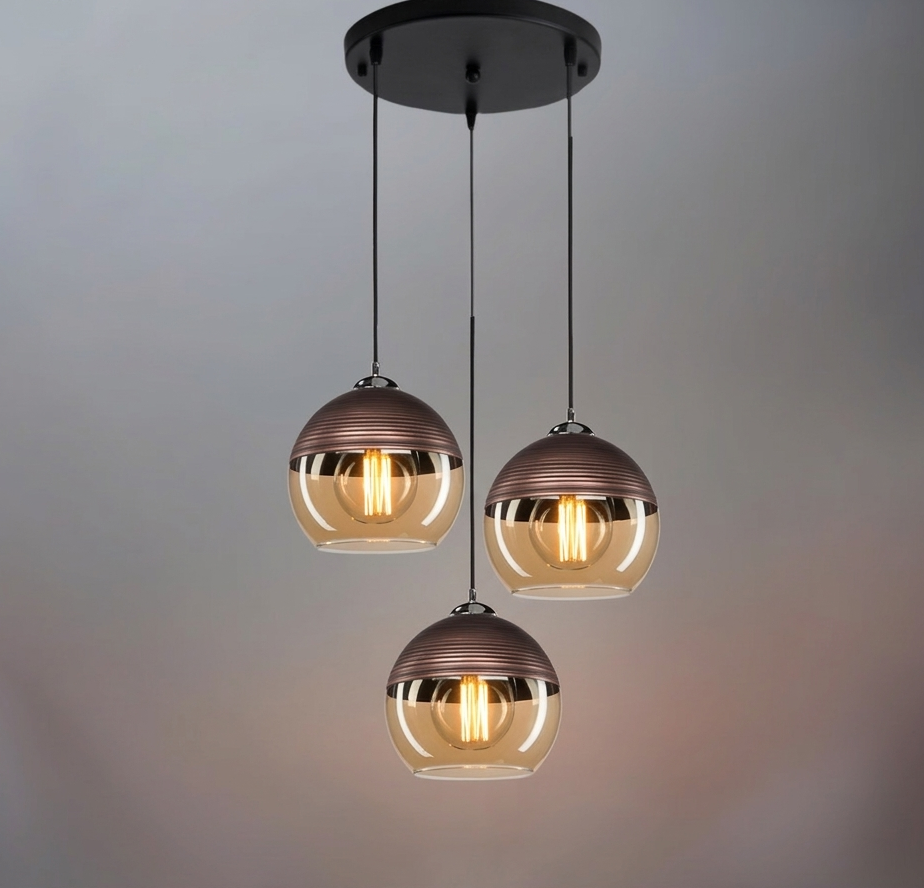 Nordic Globe Cluster Pendant Light