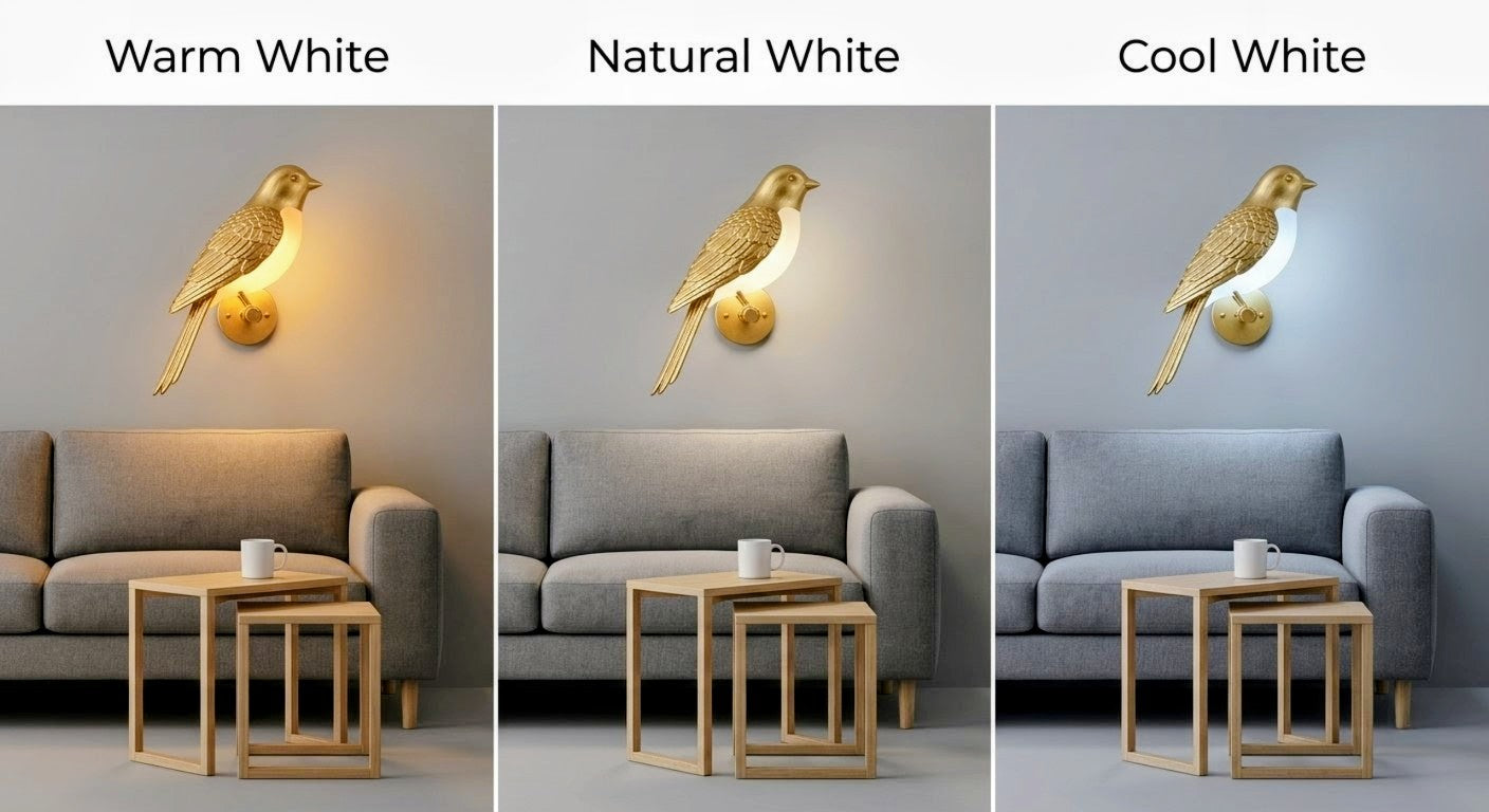 Modern LED Bird Chirpy Wall Light
