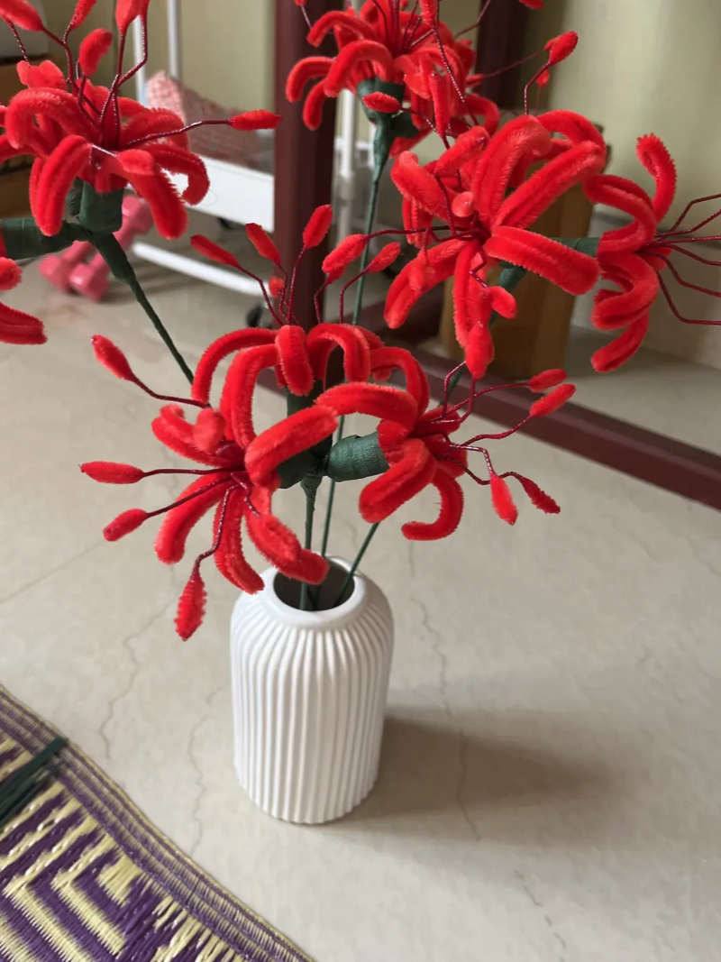 Rubbed Nordic Style Ceramic Vase for Flowers