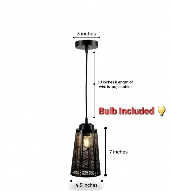 Geometric Honeycomb Pendant