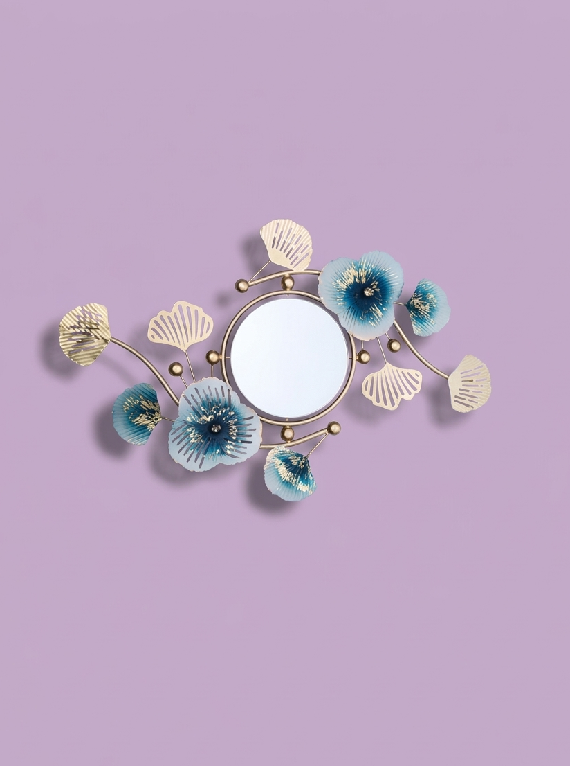 Artistic Ginkgo Bloom Decorative Wall Mirror