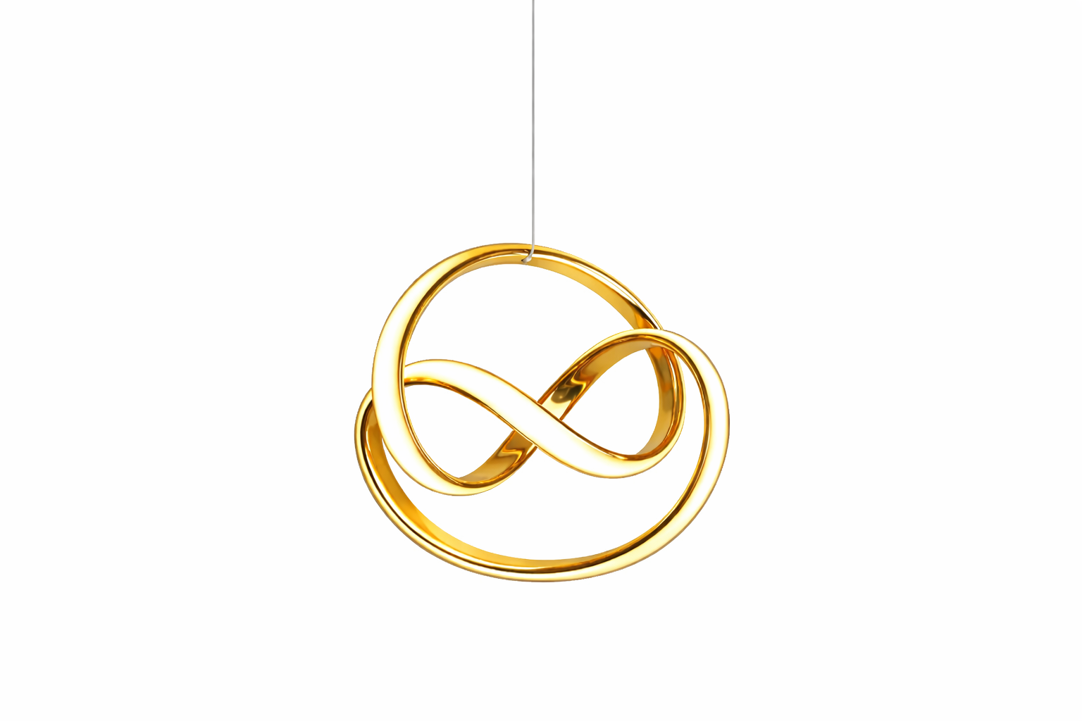 Luxury Gold Hanging Ceiling Lamp 3-in-1 Colour